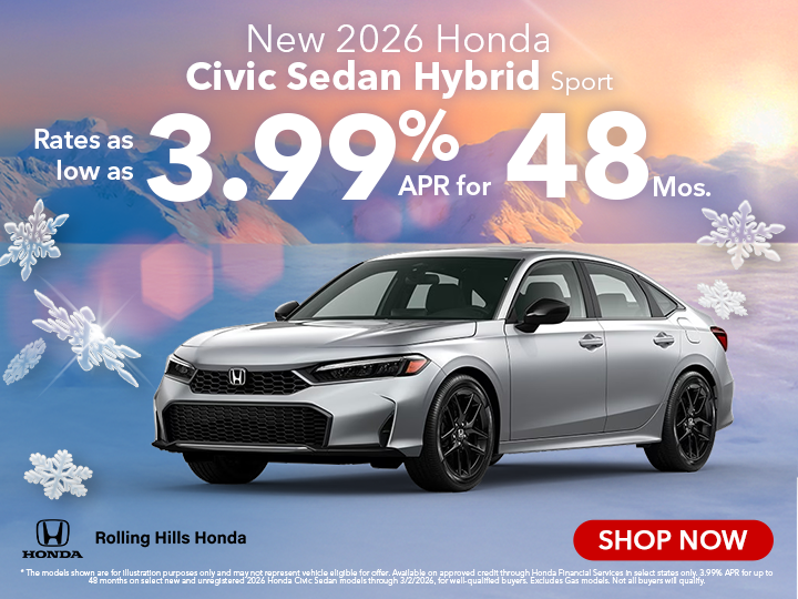 New 2026 Honda Civic Sedan Hybrid