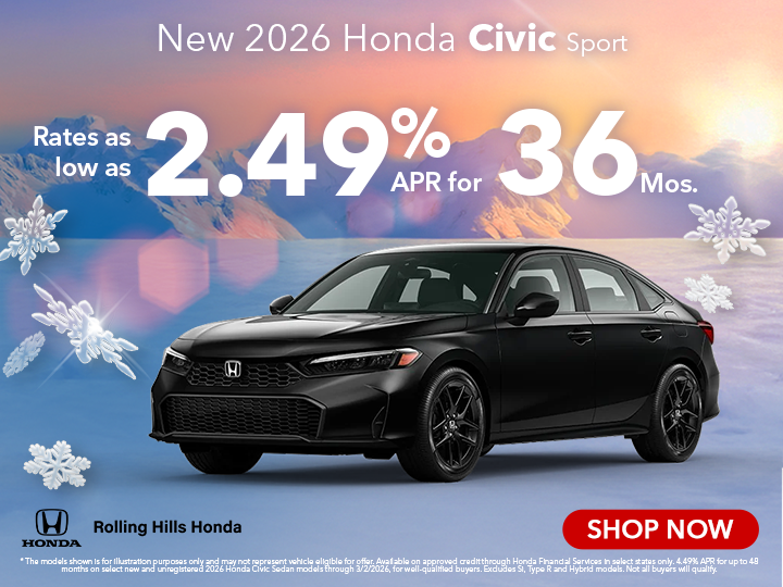 New 2026 Honda Civic Sport