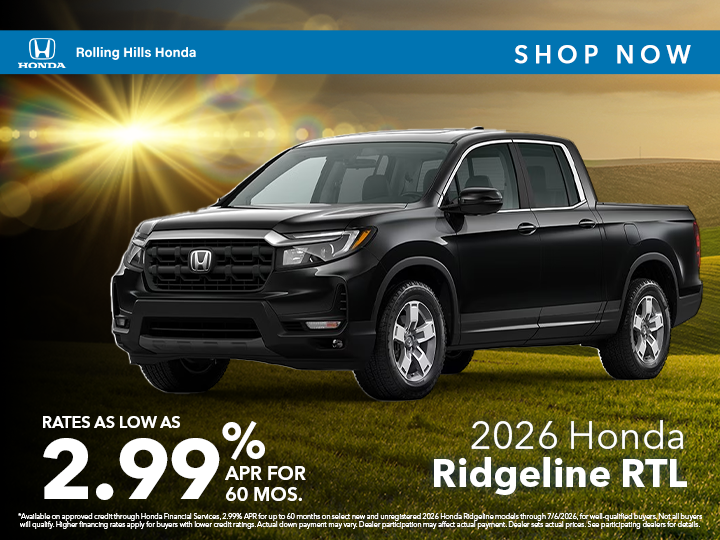 2026 Honda Ridgeline RTL