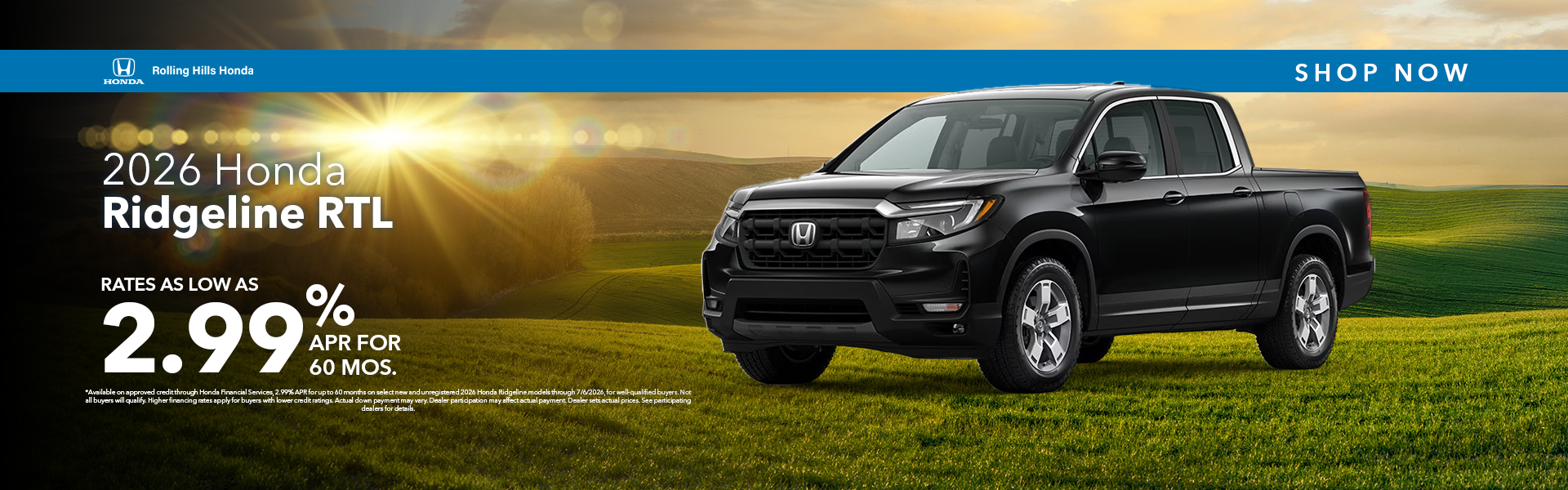 2026 Honda Ridgeline RTL