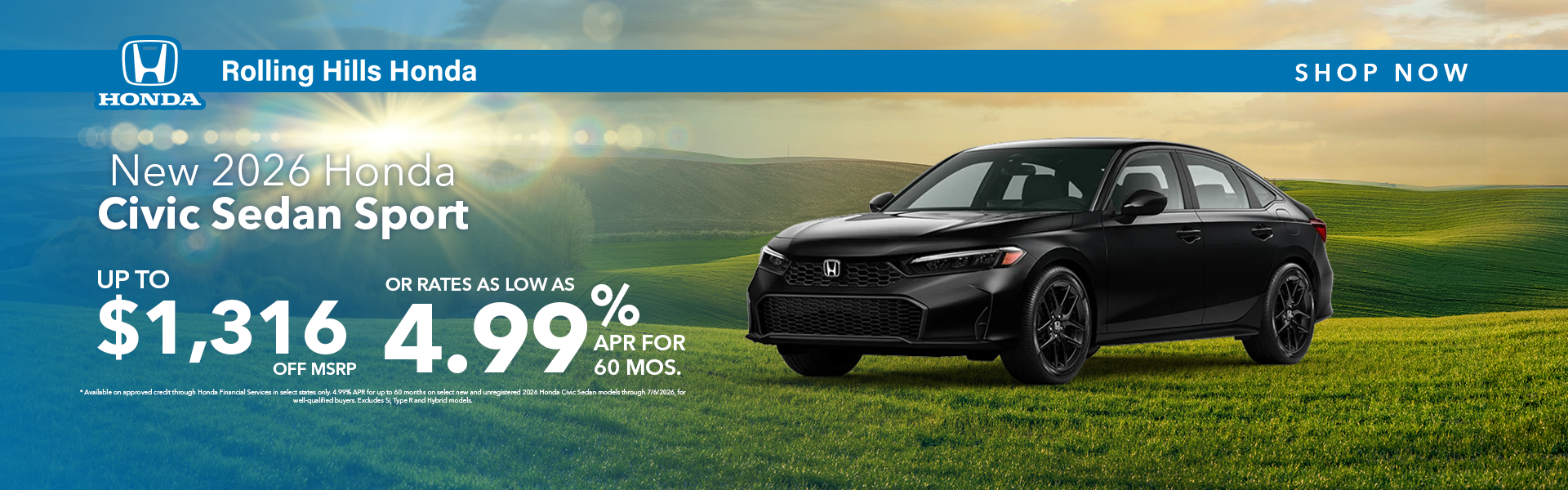 2026 Honda Civic Sedan Sport
