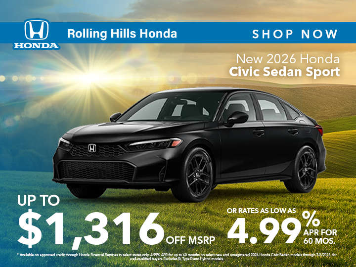 2026 Honda Civic Sedan Sport