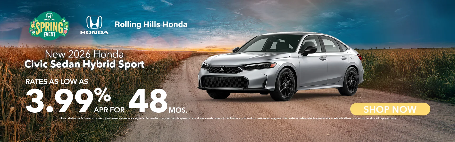 2026 Honda Civic Sedan Hybrid Sport