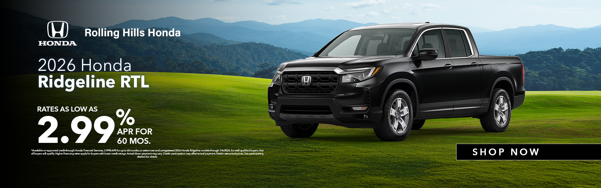 2026 Honda Ridgeline RTL